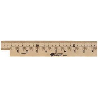 Meter Stick 1 x 1/16 - Plain