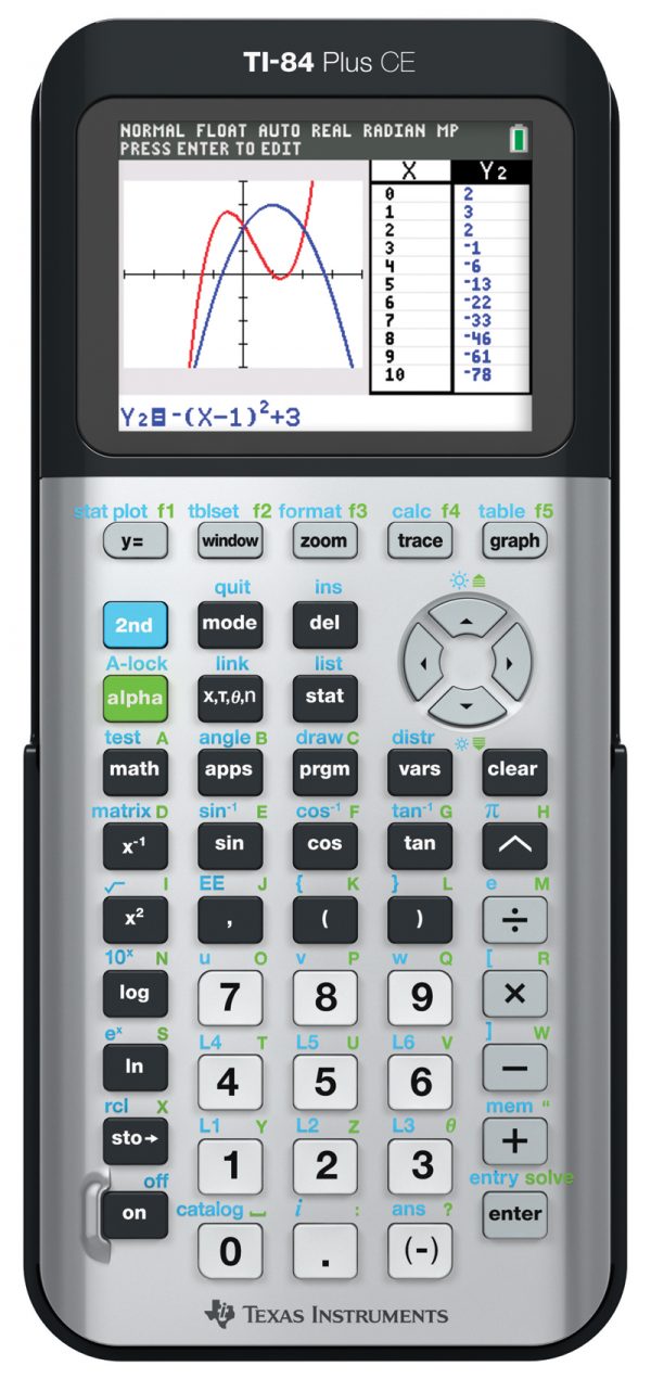 TI 84 Plus CE Graphing Calculator (PARCC-HS) | SchoolMart